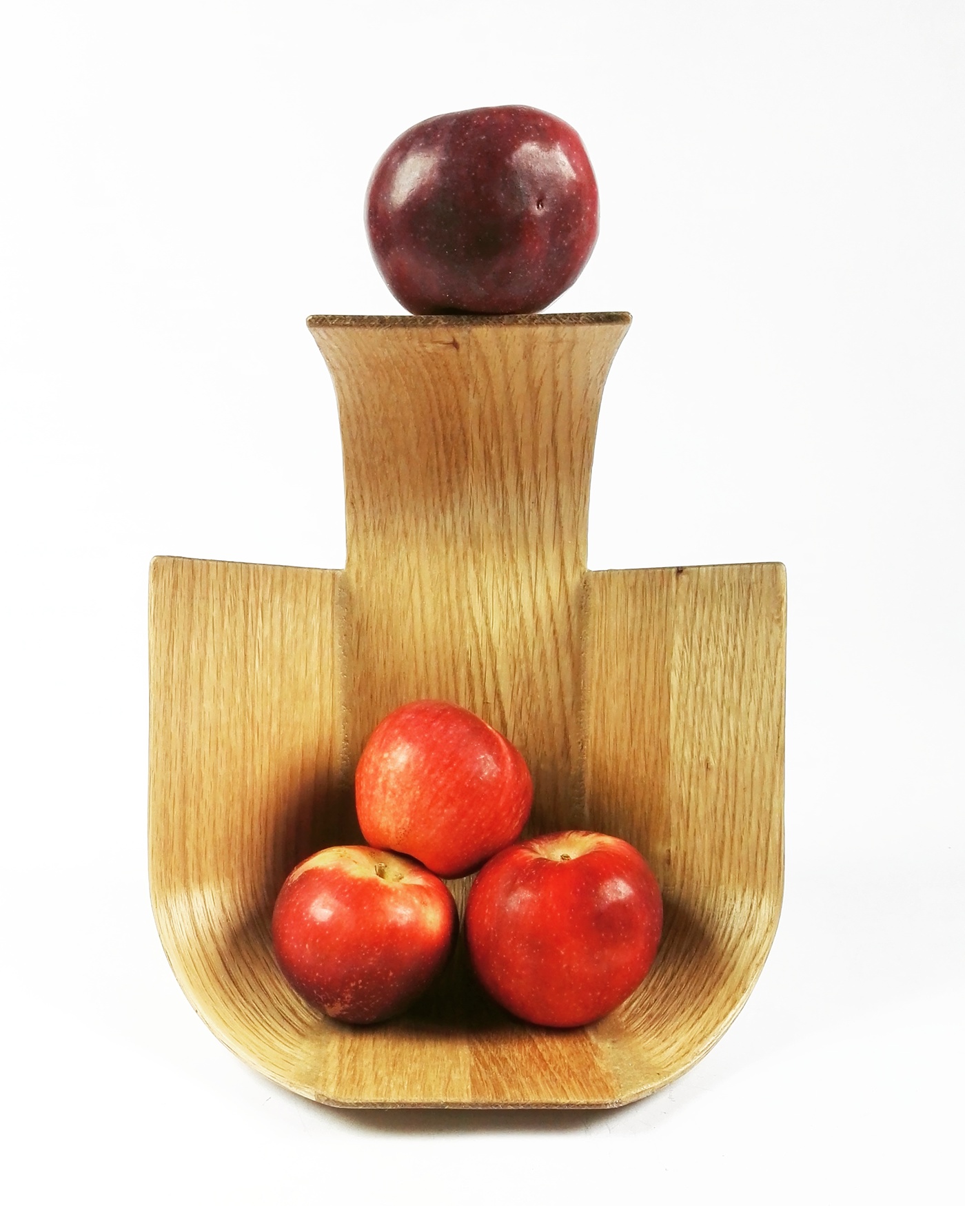 apple holder Fruit Holder wood product design  industrial design 