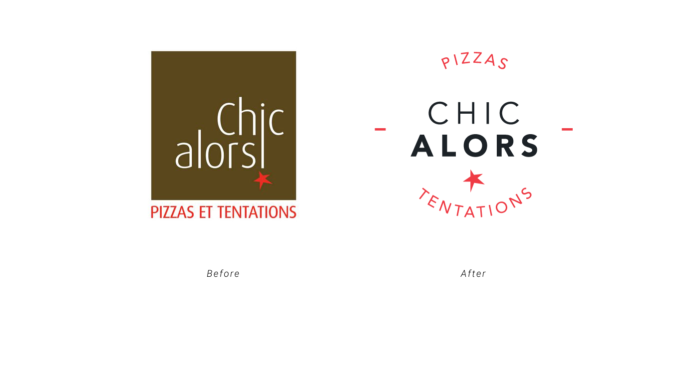 branding  rebranding Pizza restaurant Food  logo