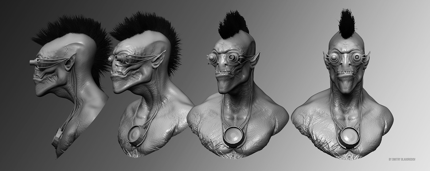 3dasset 3dmodel 3dsculpting characterdesign characters conceptart creaturedesign creatures cyberpunkart scifiart