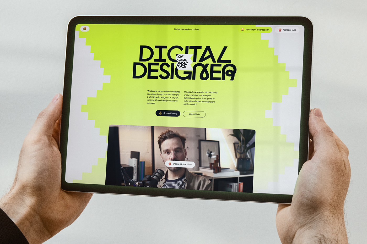 course Education Platform UI/UX Web Design  branding  Glitch Experimental Typography visual identity dyamic logo design
