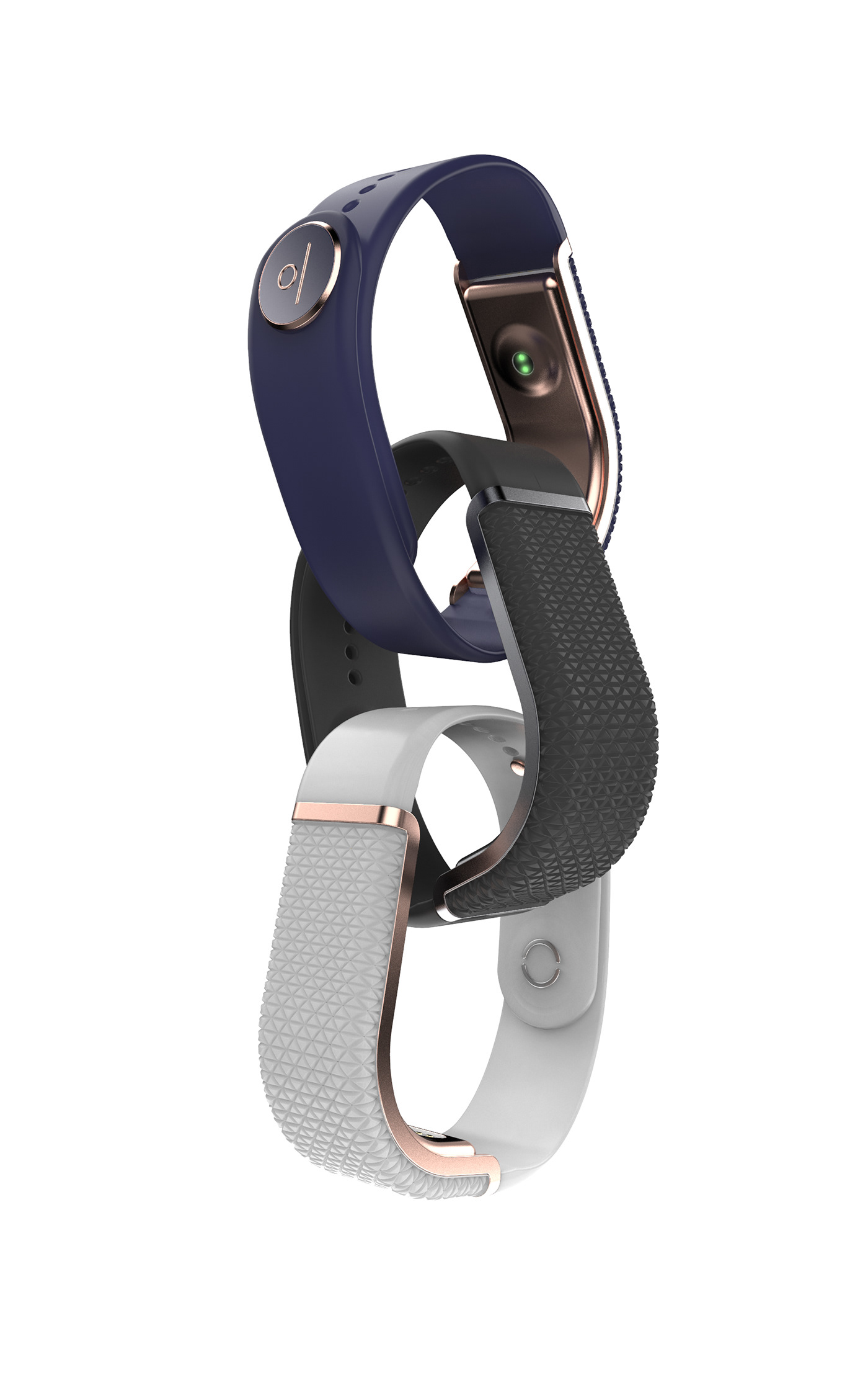 Adobe Portfolio Wearable Technology bracelet stress management science design product Experience Haptics led