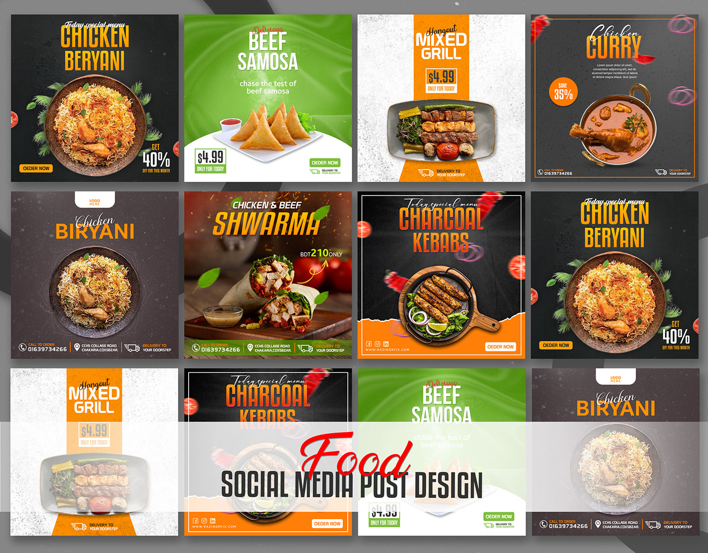 poster Graphic Designer Social media post Advertising  Social Media Design Food social Media Post banner design Instagram Post banner flyer