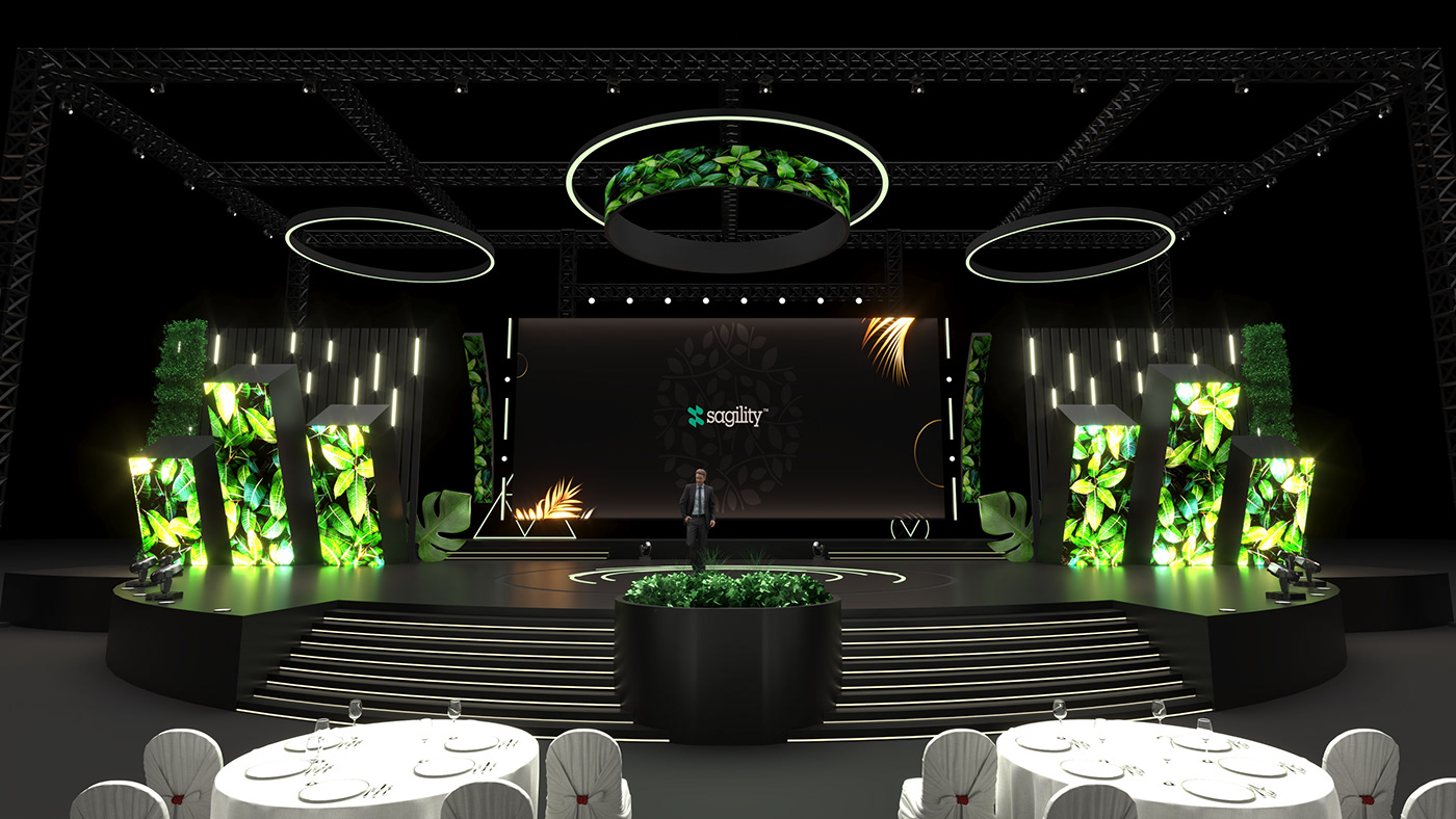 3D Events installation Stage