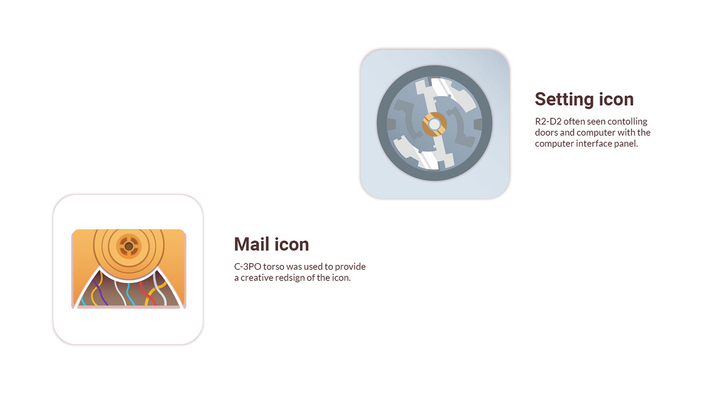 star wars disney flat design App logo icon pack icons iconography app store app icon Idenitity