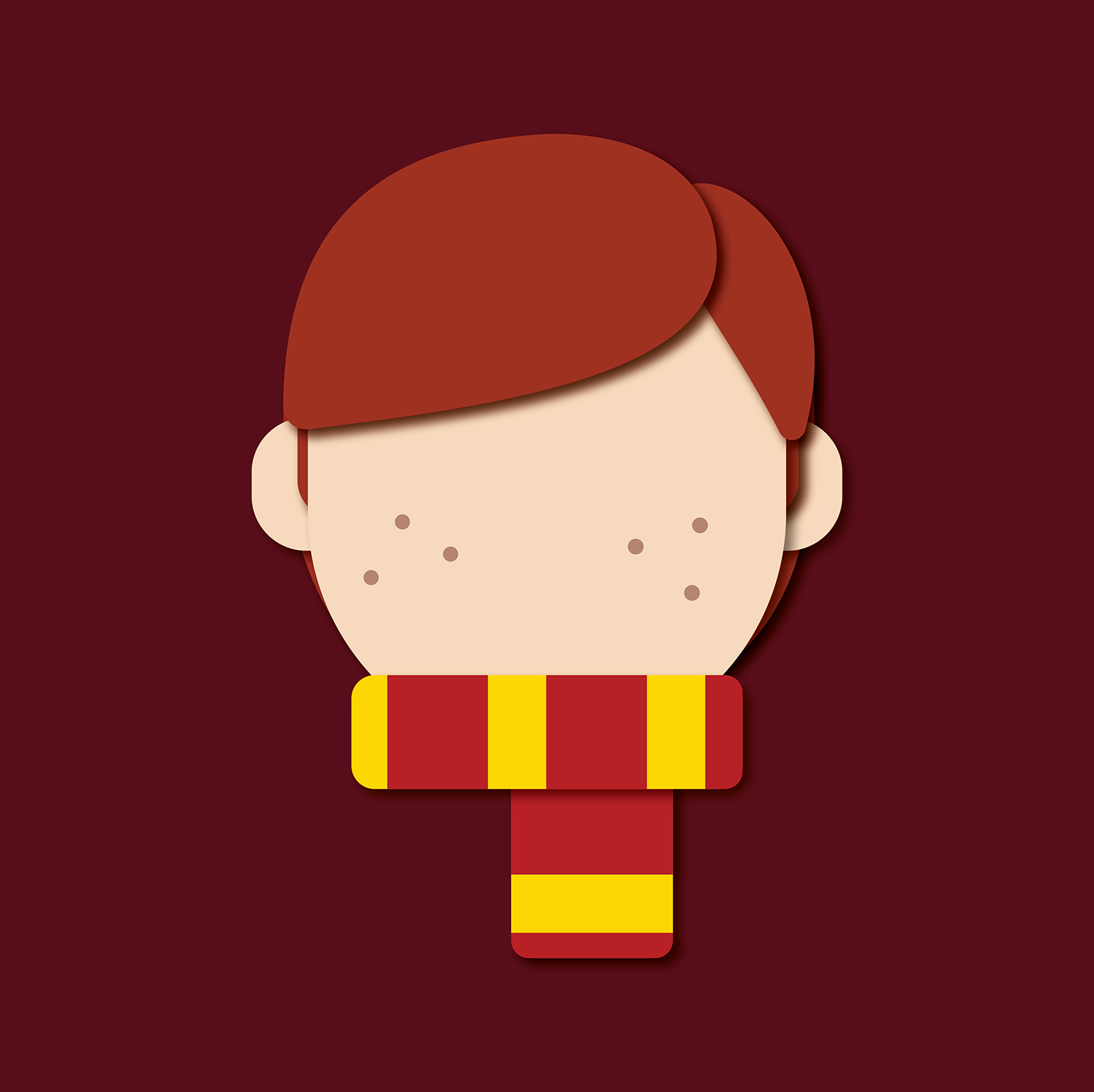 Harry Potter Flat Icon on Behance