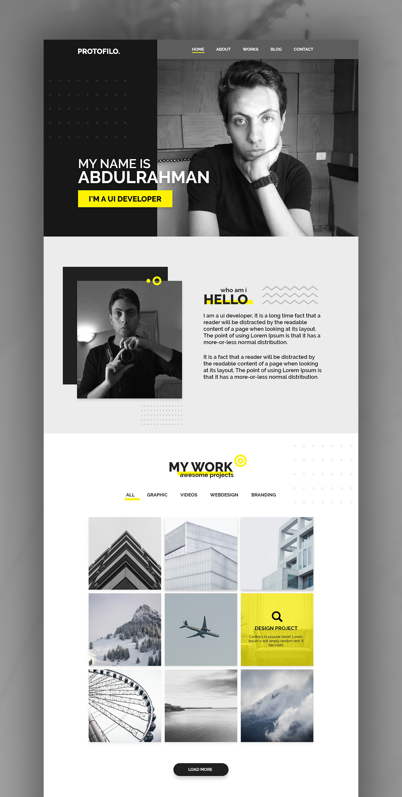 portfolio portfolio websie ux/ui graphic design  xD photoshop branding  Web Design 