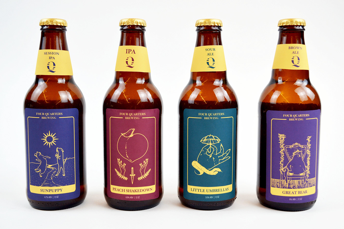 beer brand tarot brand Student work package design  art direction  brand strategy label design ILLUSTRATION  tarot