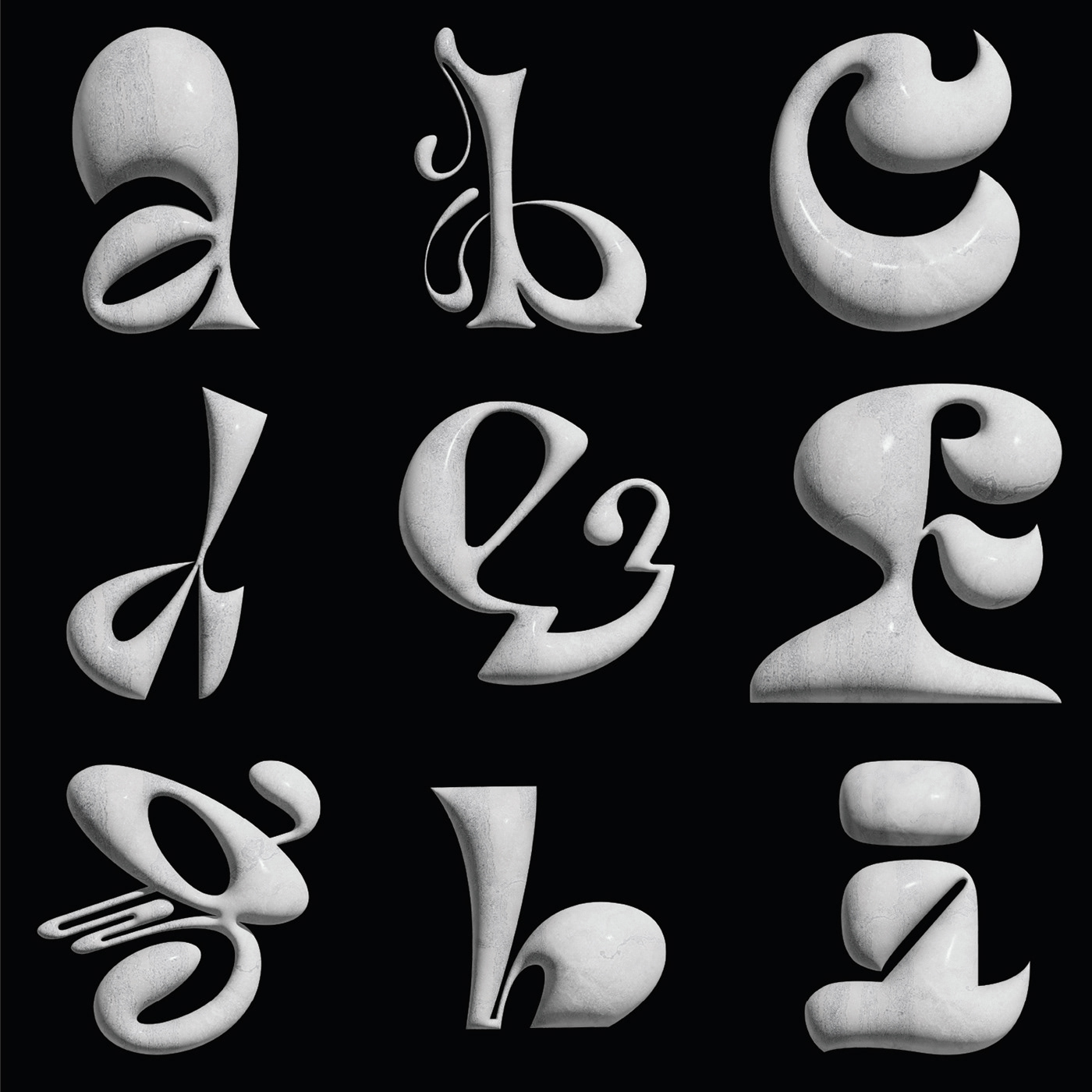 36days 36daysoftype 3D typography creepy Illustrator illustrator 3d lettering type type design Expressive Typography