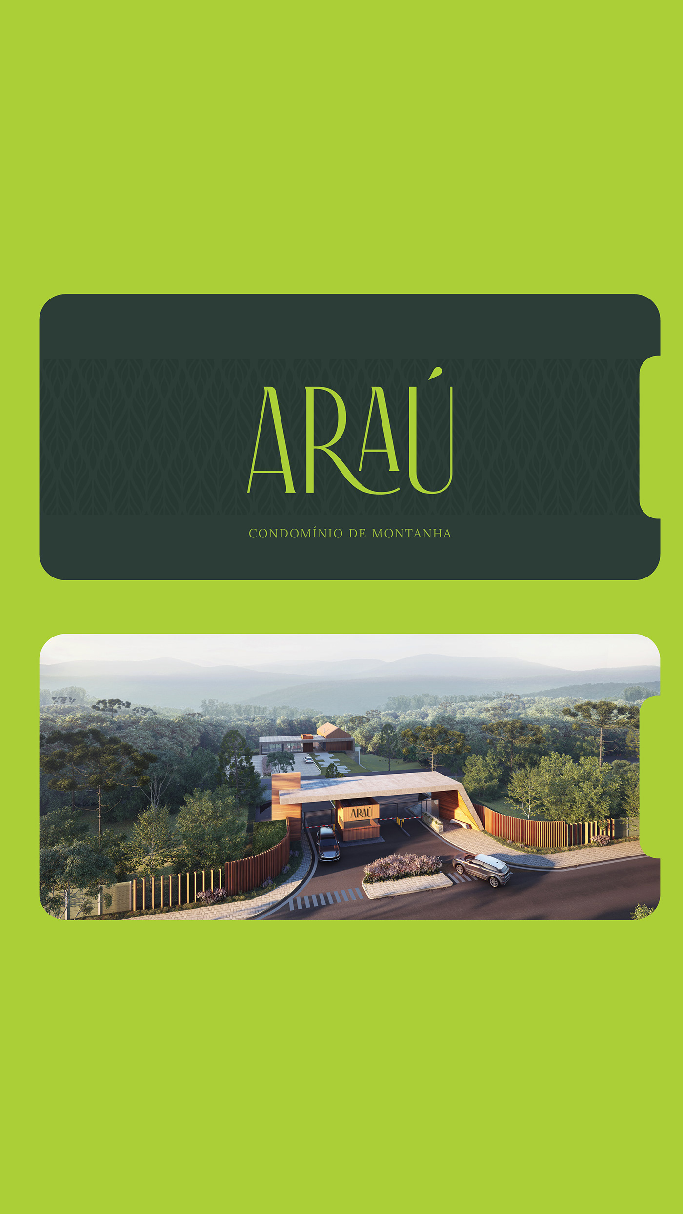 araucaria Brazil visual identity Brand Design logo Graphic Designer Empreendimento Real State business