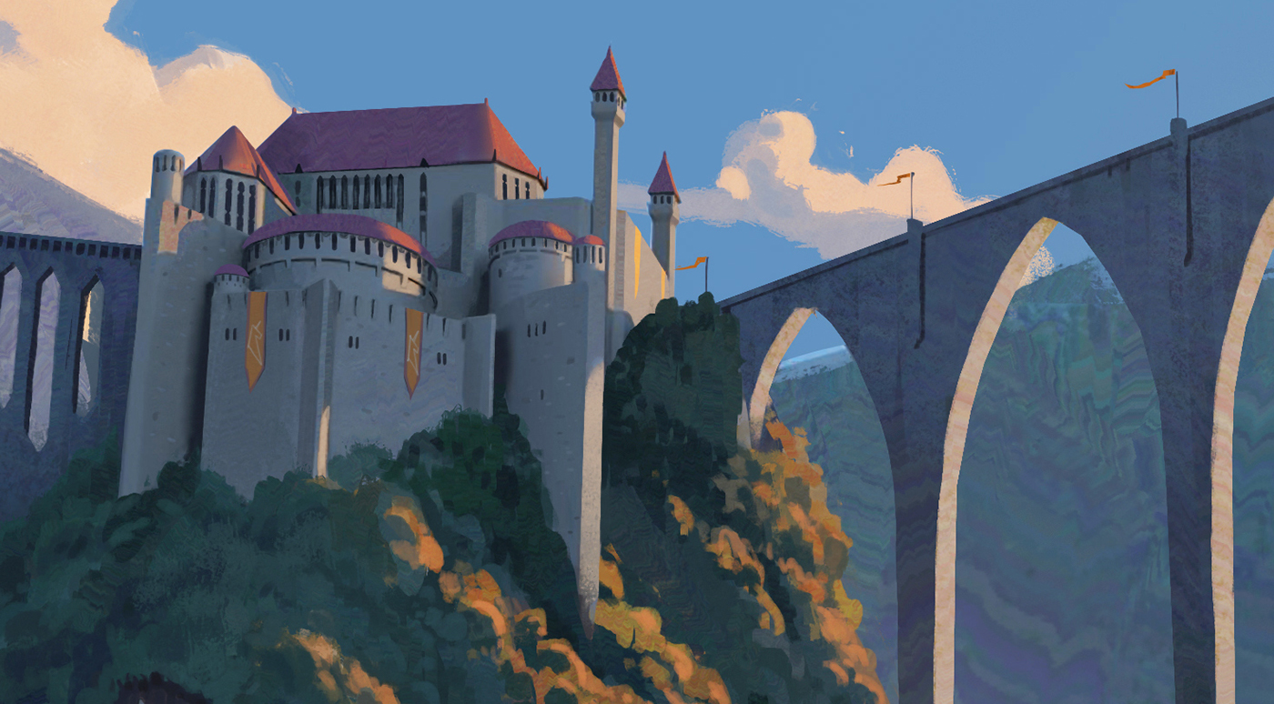 concept art fantasy art Castle environment