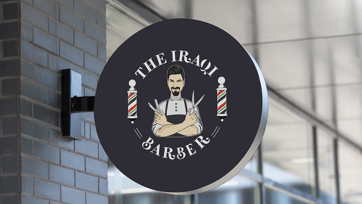 barber barbershop barber shop barbers iraq iraqi 手机号码列表 Social media post Logo Design branding 