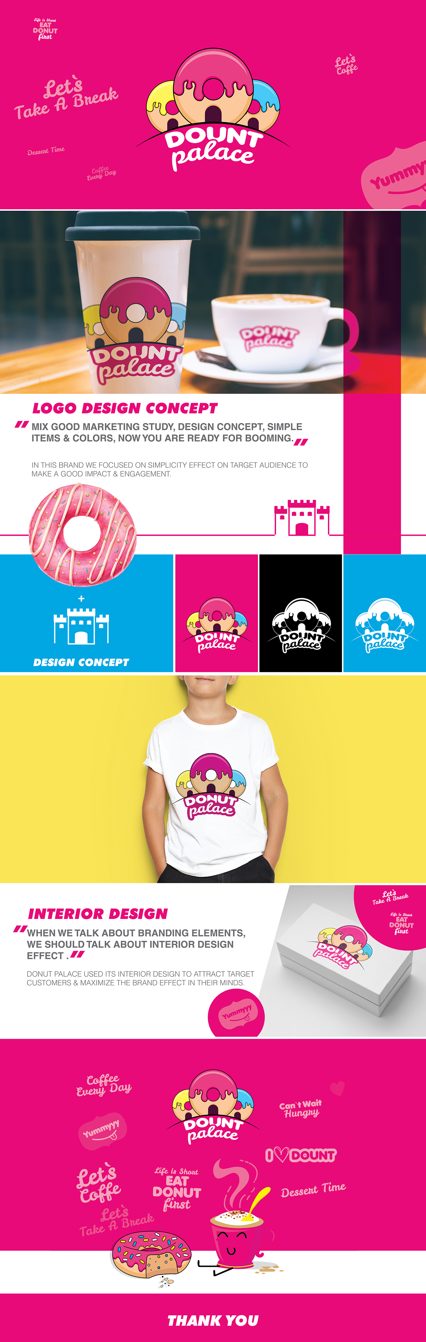 gtopia marketing   Promotion Campaign branding  visual identity Logo Design prints donut interior design  alexandria