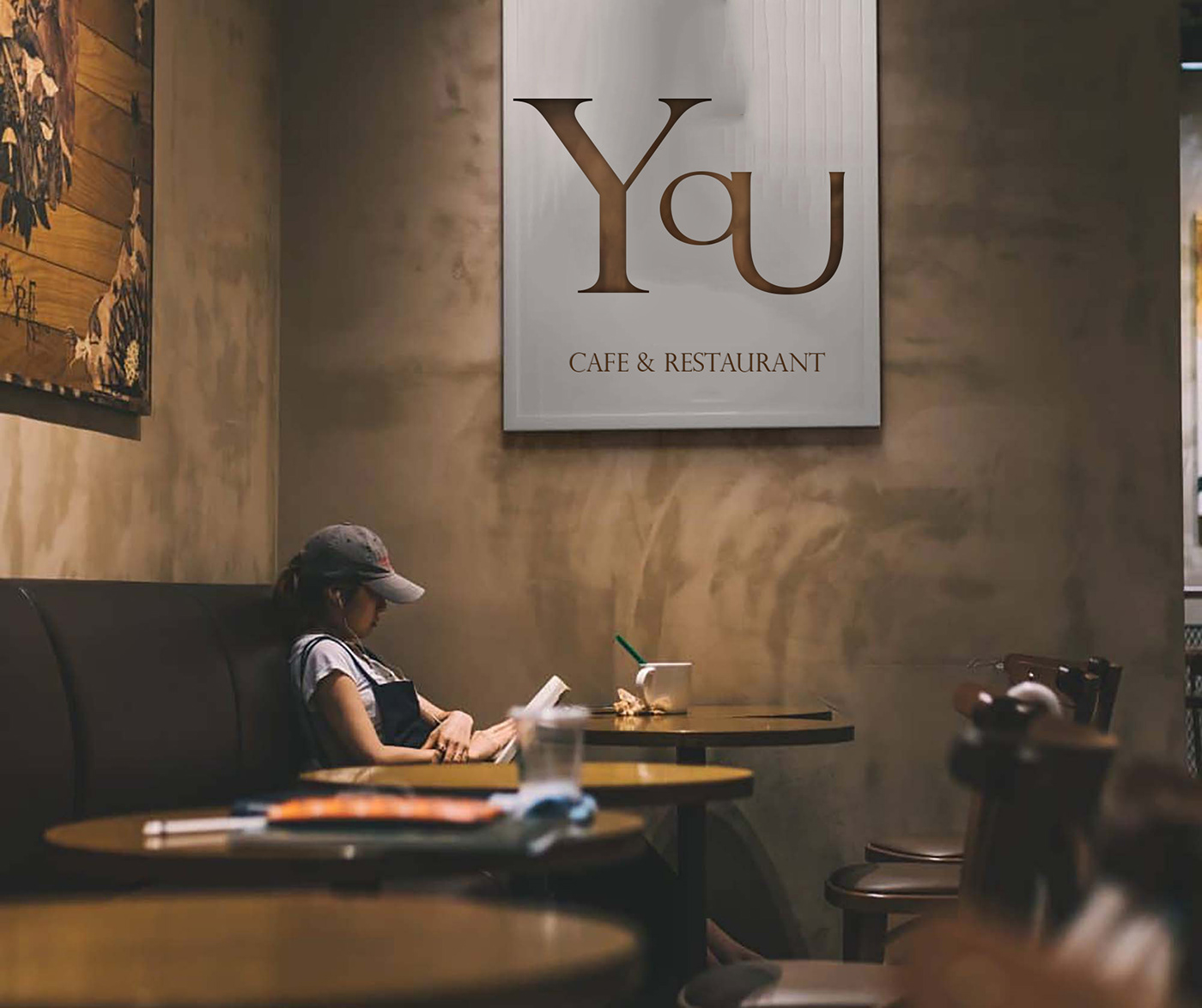 branding  cafe creative identity ilustrator photoshop restaurant stationary