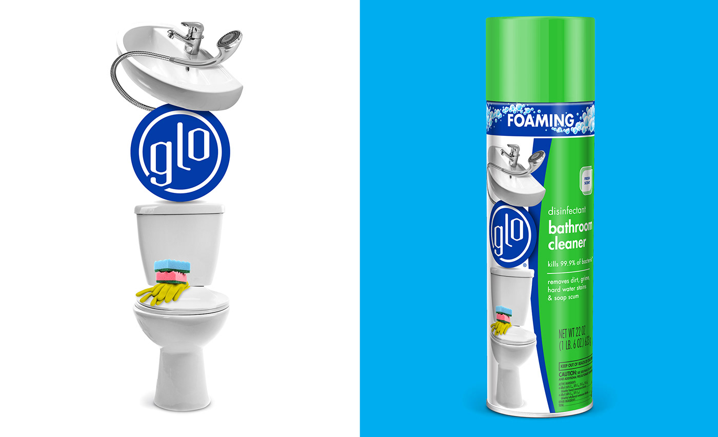 cpg branding  household cleaning Packaging