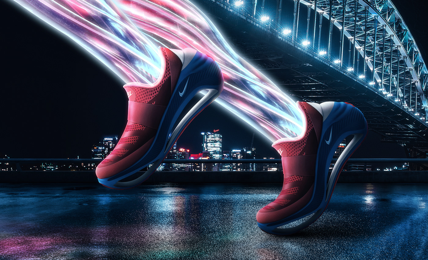 creative retouch Nike Nike Shoes postproduction retouch retoucher retouching 