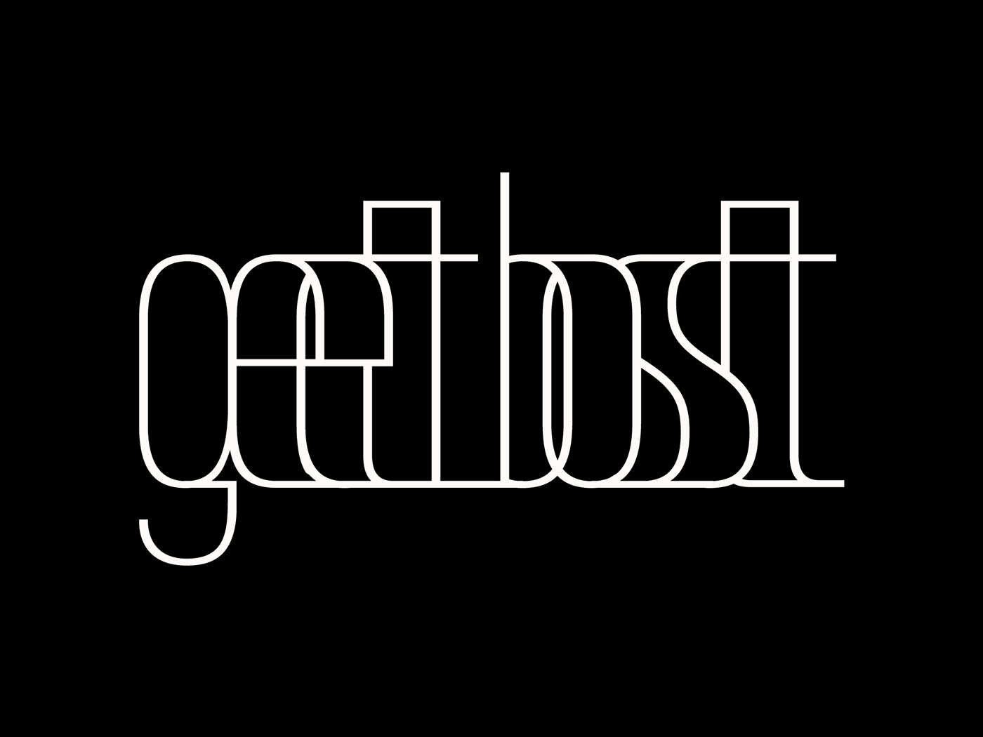 black experiments graphic design  lettering type typo typographic typography   typography design Work 