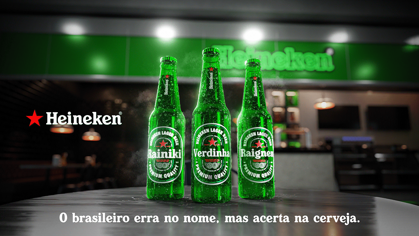 Advertising Beer Heineken - Manipulation Publicidade Heineken