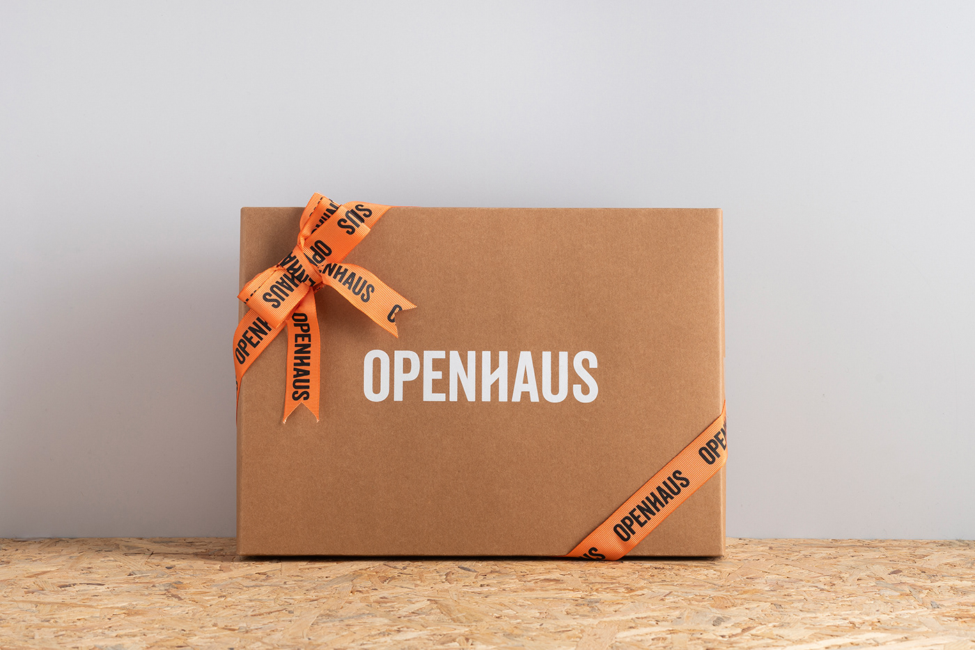 branding  logo orange openhaus Fashion  store typography   gold emblem pattern