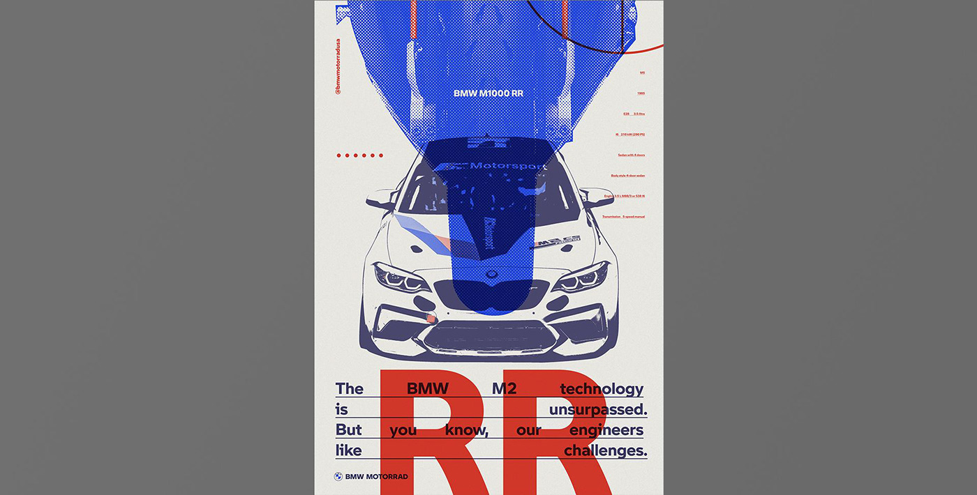 car graphic design  ILLUSTRATION  motorcycle poster