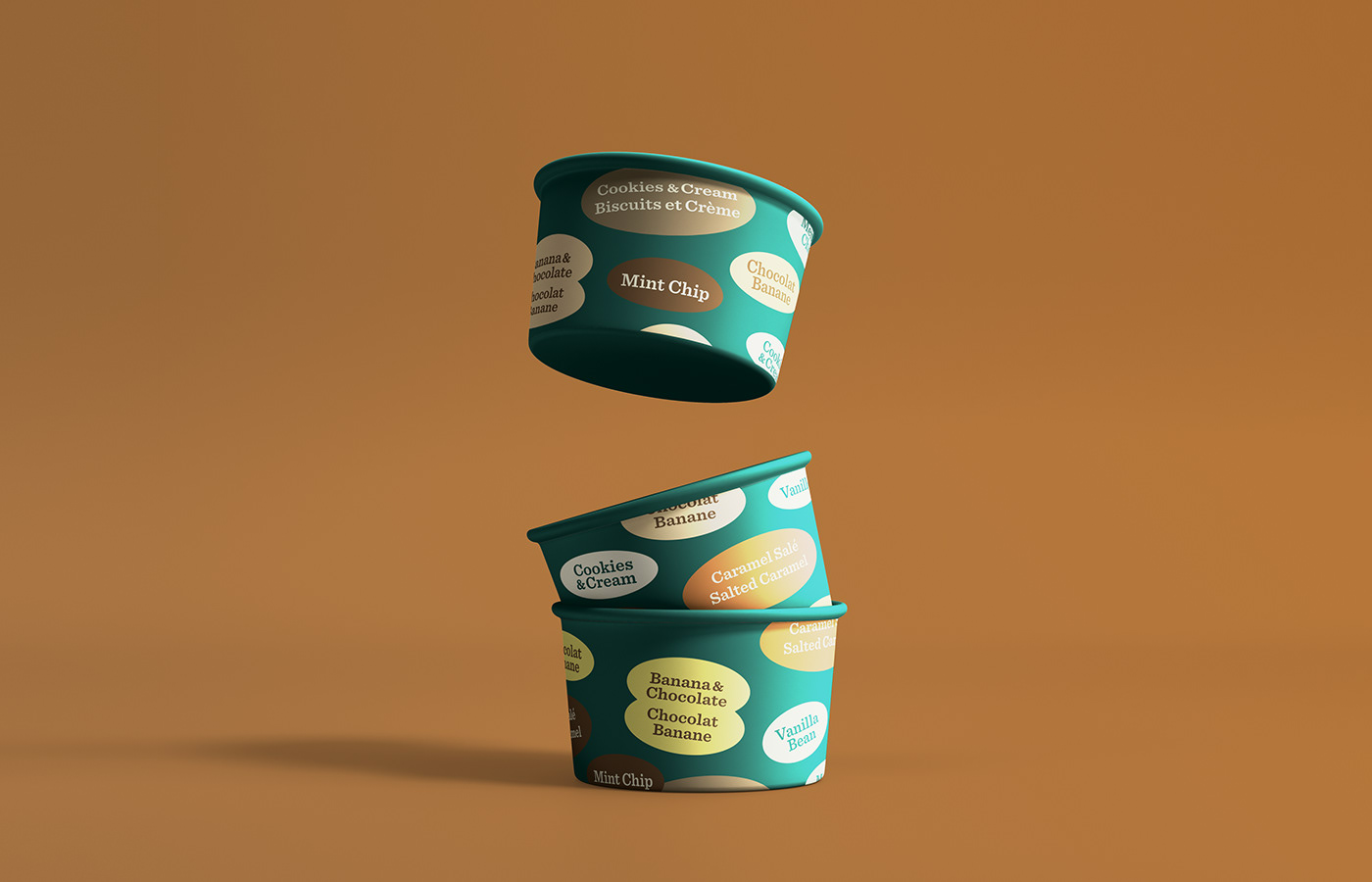 farm Oat ice cream Packaging Identity Design logo brand identity dessert oat milk avoine