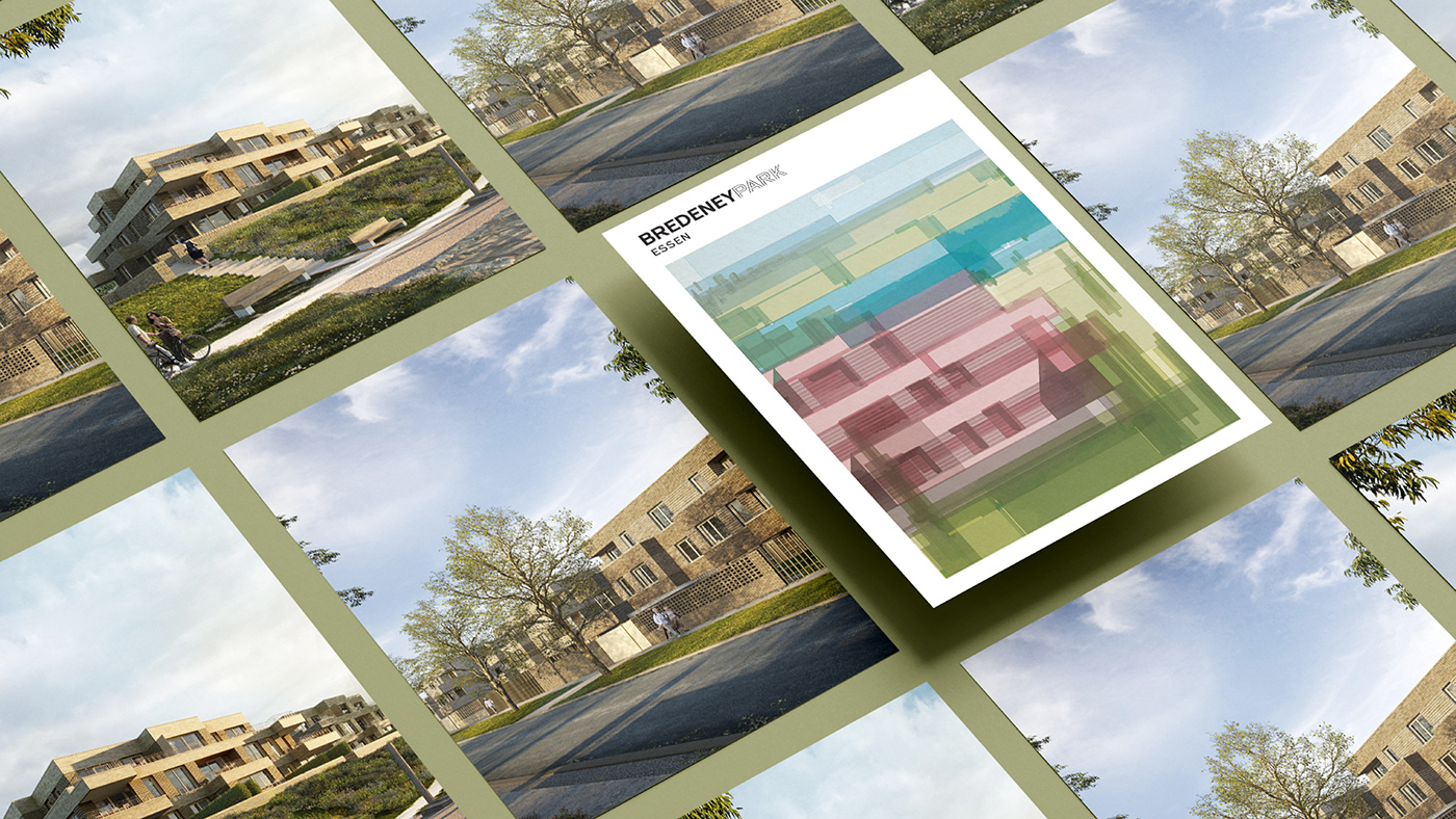 architecture brand identity digital illustration exterior graphic design  housing modern Render visualization