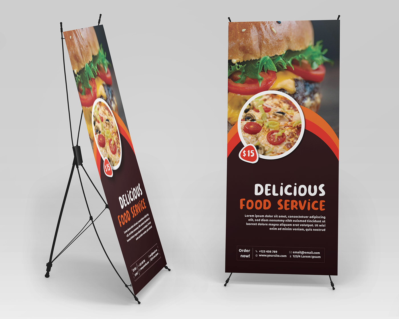 Creative X - Stand banner Design by Adobe Illustrator