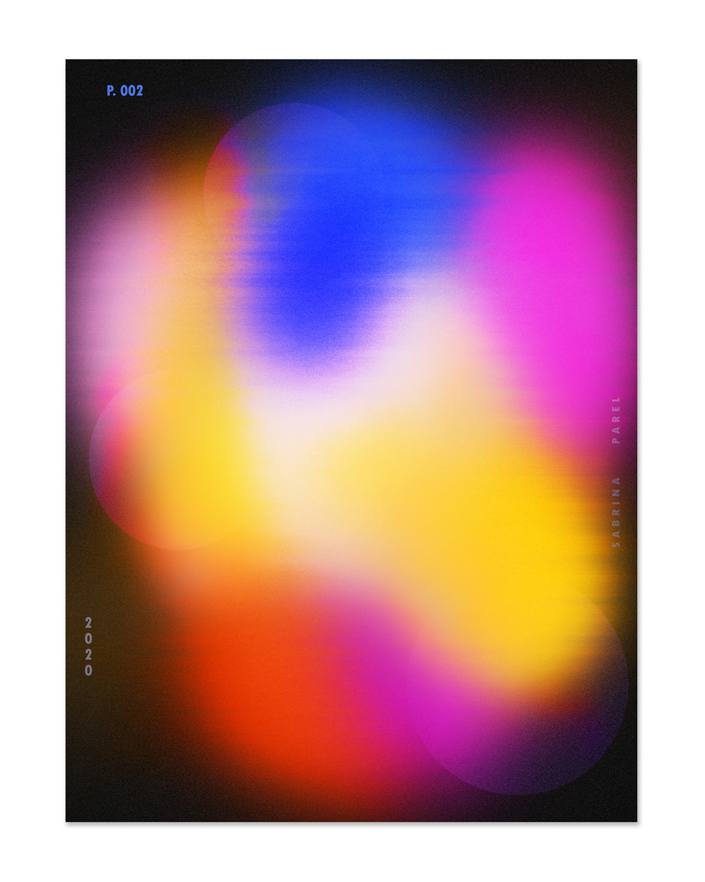 Baugasm color palette colorful lightmaniac Parel poster sabrina parel