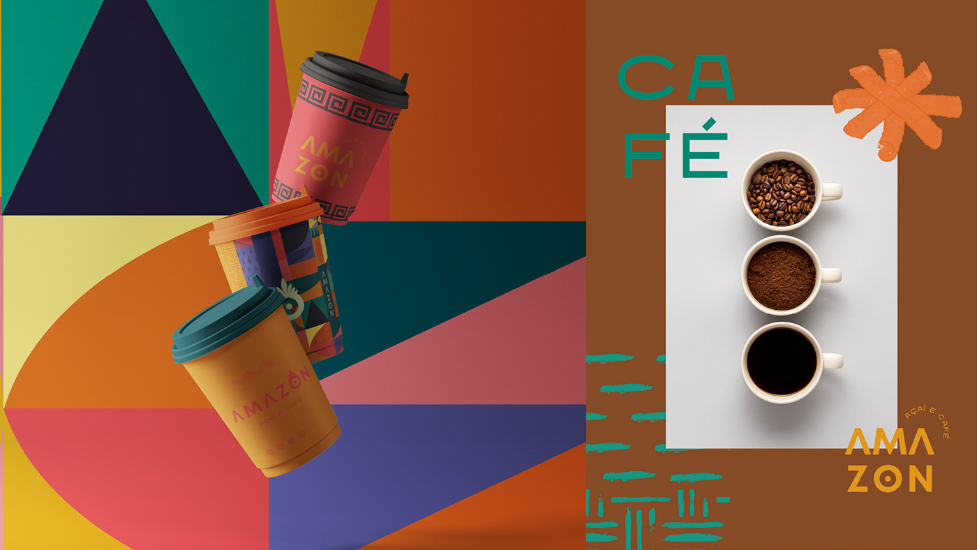 acai brand cafe Coffee identidade identity indigena indio marca