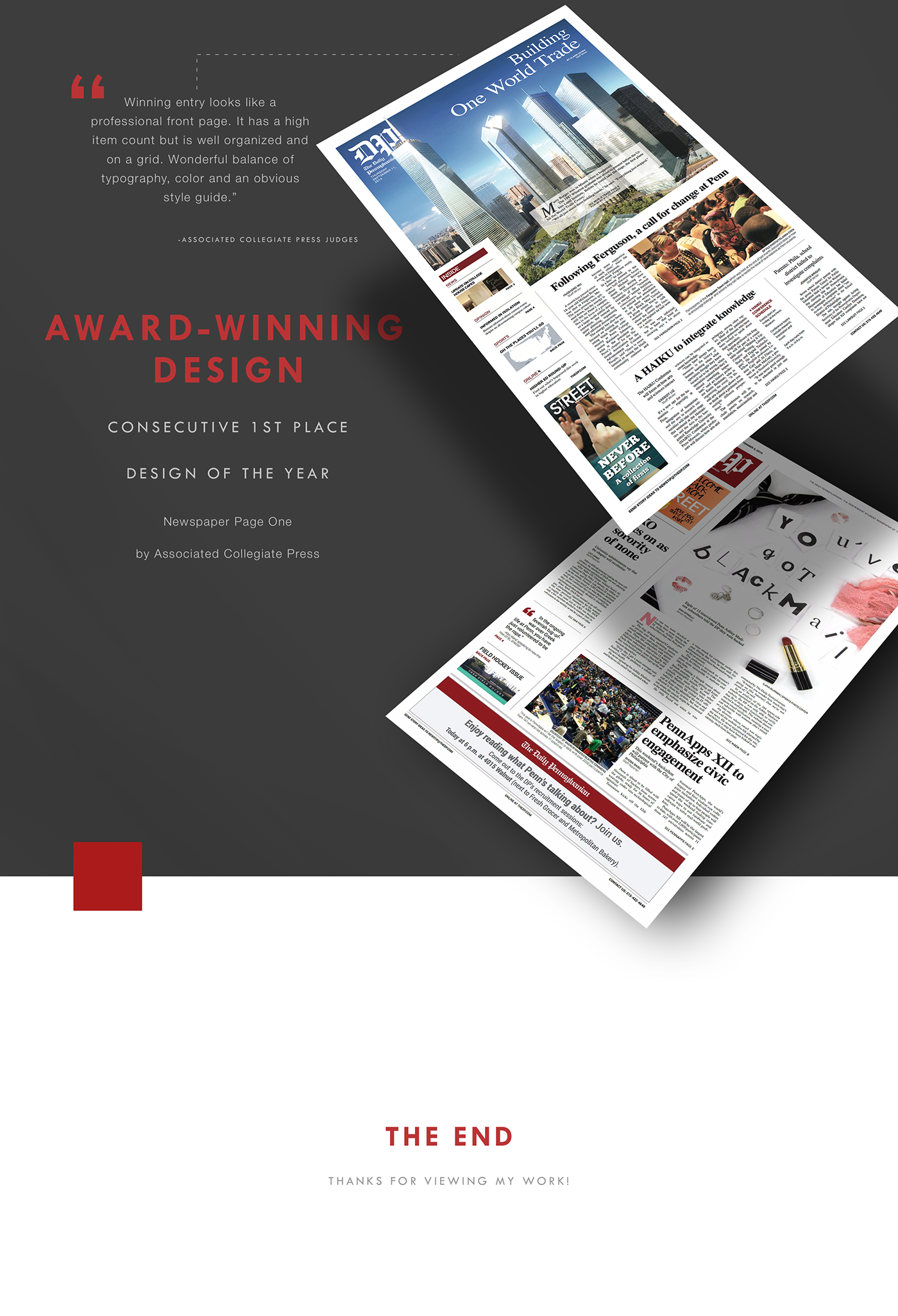 redesign newspaper design front page print design  user experience journalism  