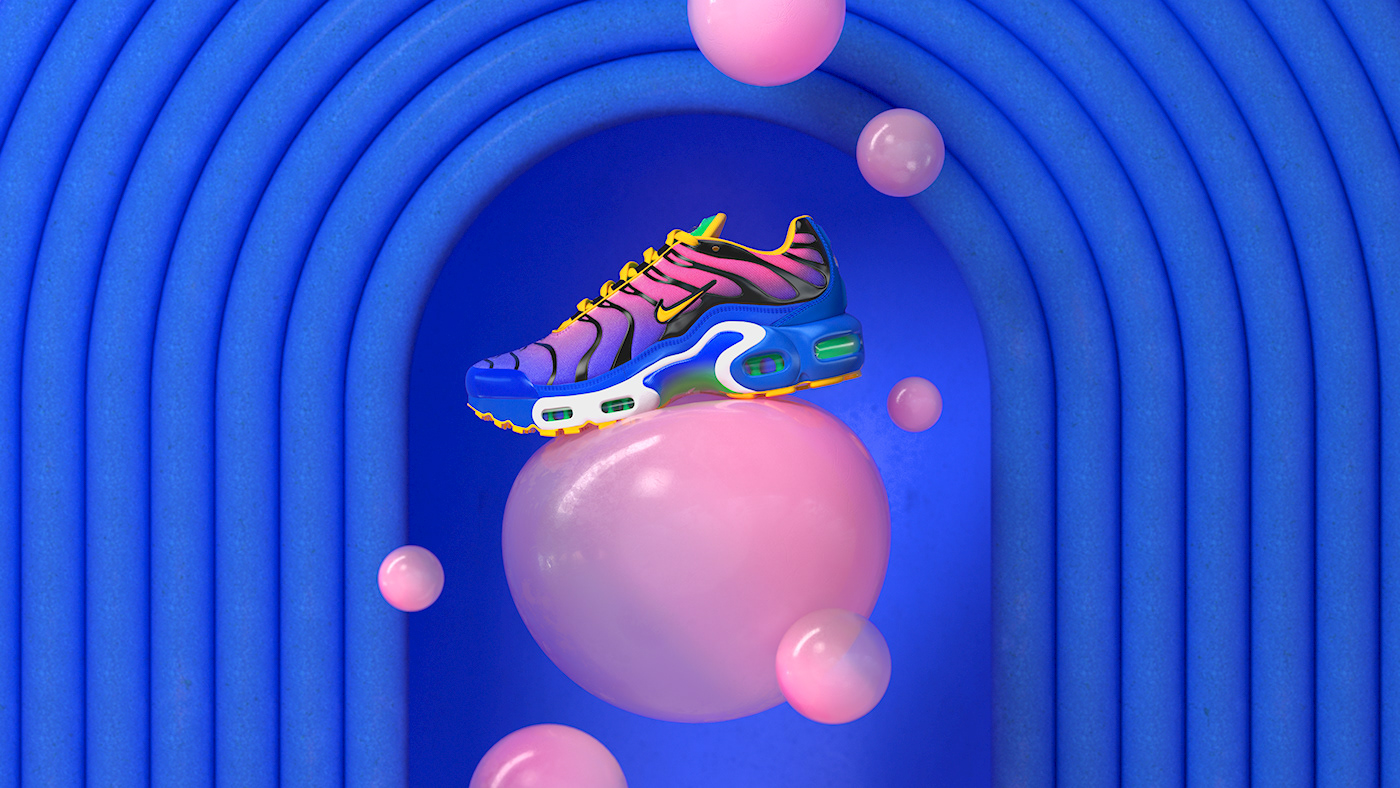 3D airmax bubblegum Gumball kids Nike notreal shoes sneakers