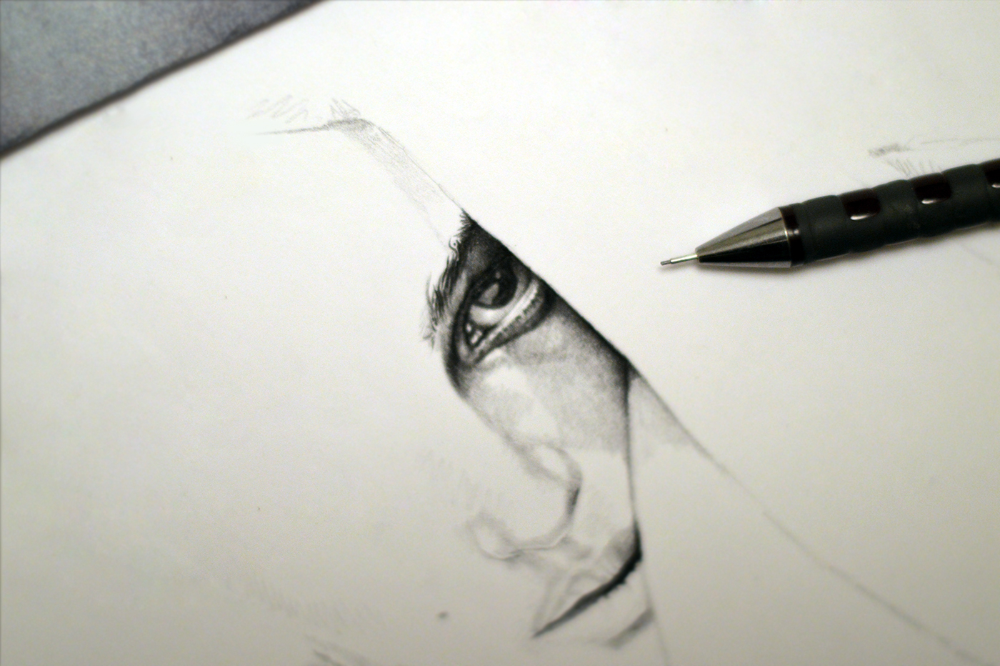 Natalie Portman's drawing loukman ali's drawings pencils drawings illustrations Realistic Portraits