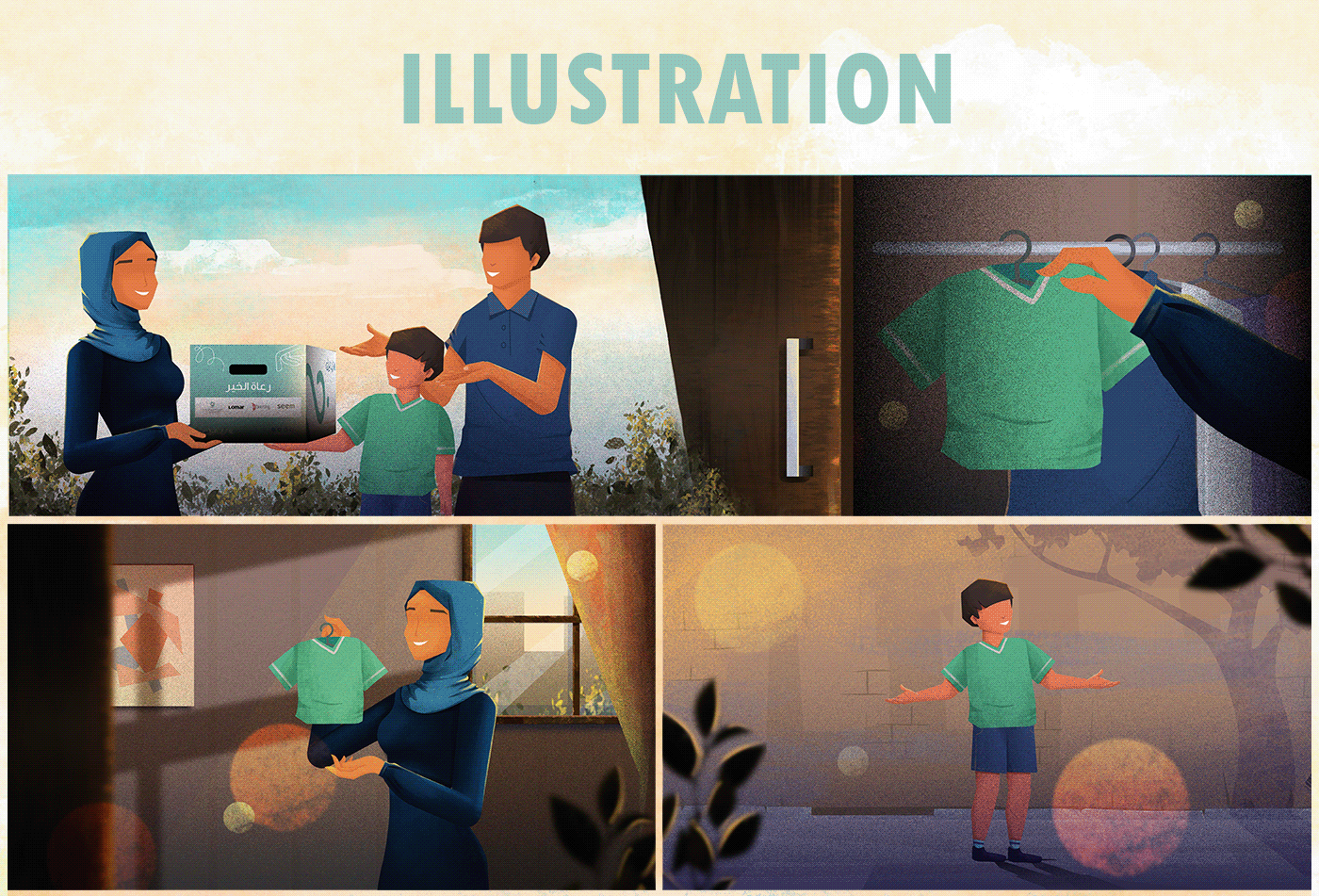 2D Animation after effects animation  charity children Digital Art  donation ILLUSTRATION  motion graphics  non-profit