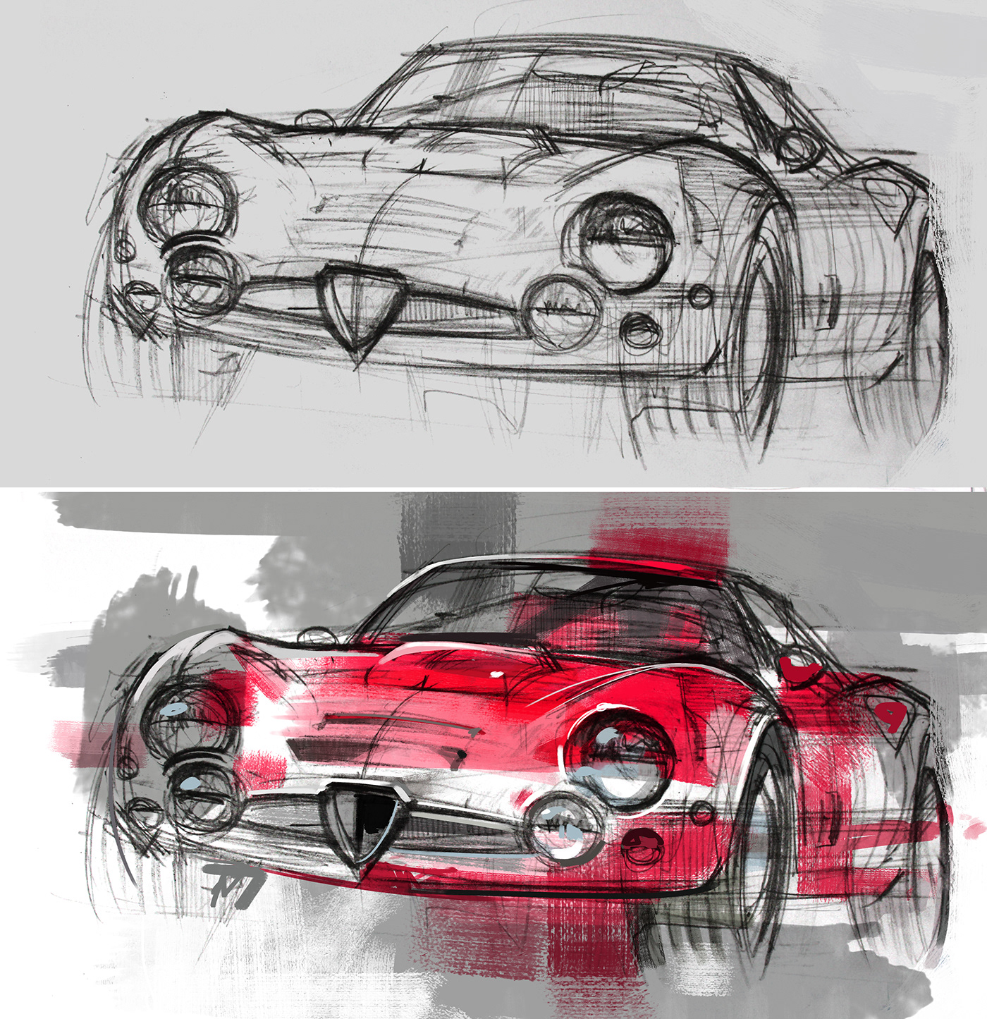 sketch Car Draw Car Illustration automotive   concept art concept artist digital illustration transportation Vehicle Sci Fi
