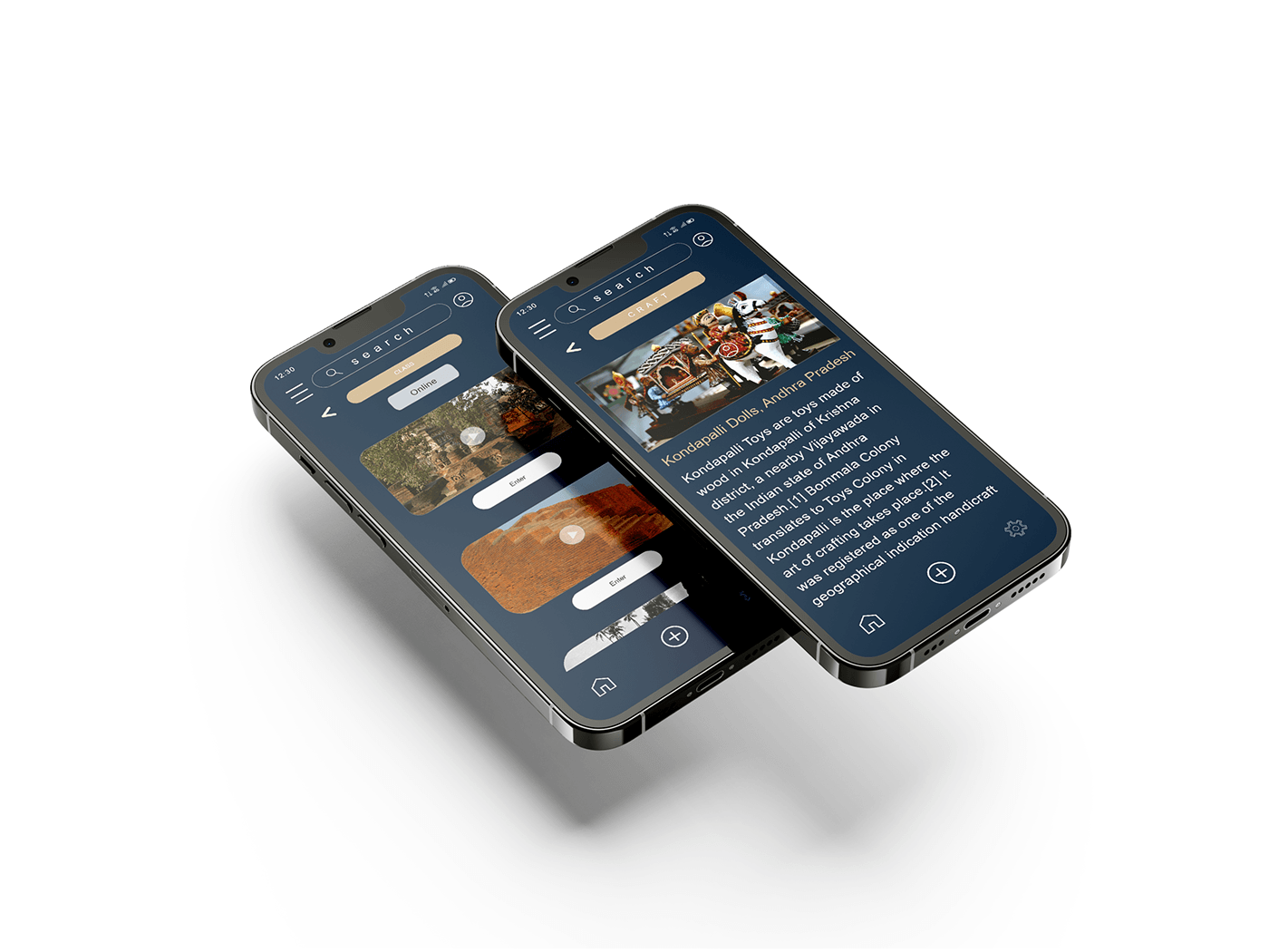 history Mobile app UI/UX Case Study user interface