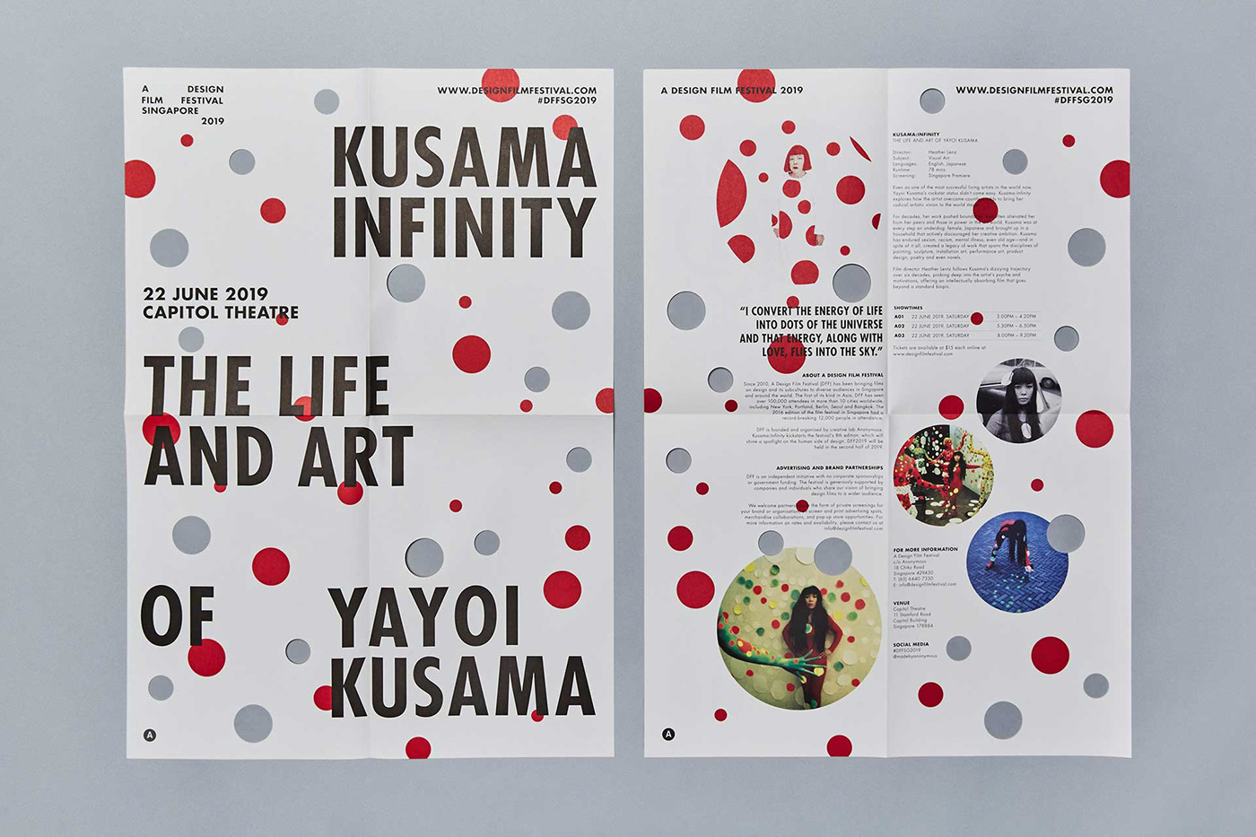 a design film festival anonymous Documentary  kusama infinity madebyanonymous singapore Yayoi Kusama