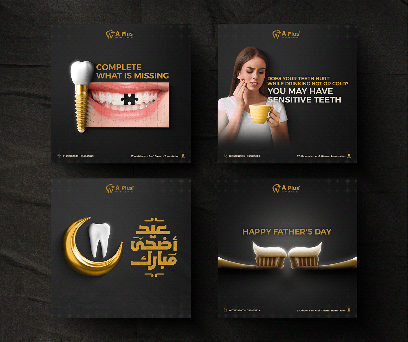 design Graphic Designer Social media post ads social media dental medical design post