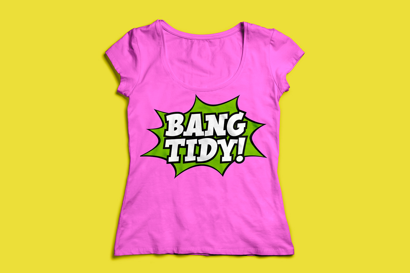 Wham! Font bang tidy t-shirt preview image