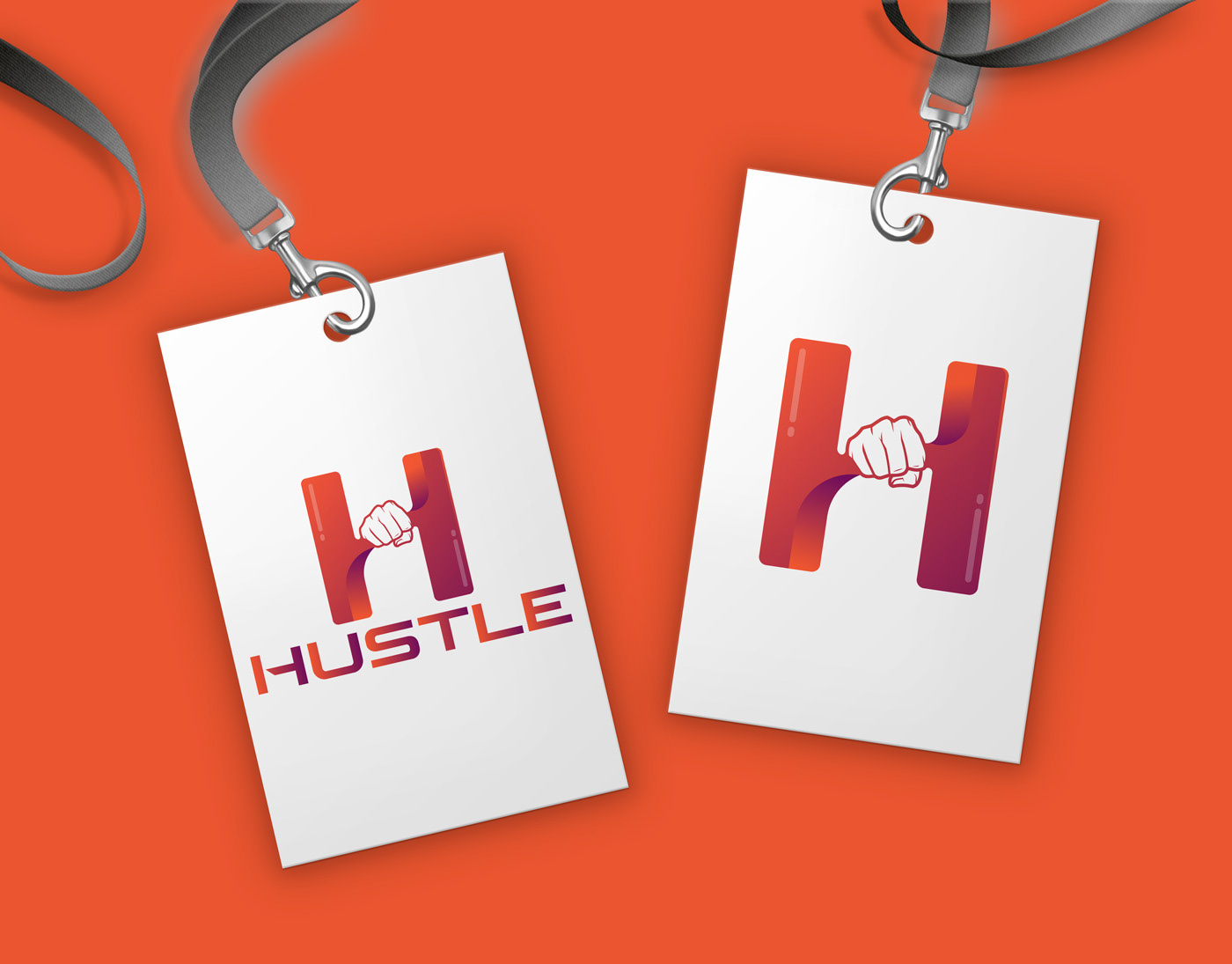logo Logo Design brand brand identity letter h unity 3D lettering hustle