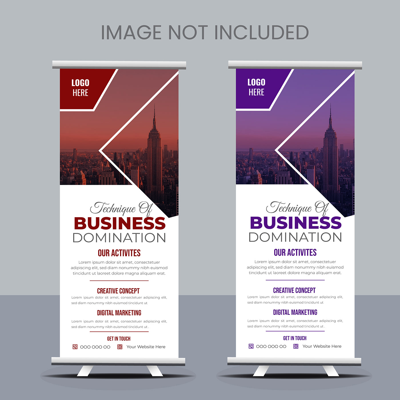 Buisness roll-up graphics creative banner  professional corporate marketing   ads banner flyer Roll up banner template