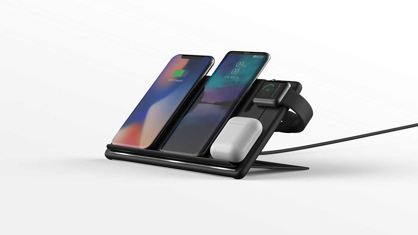 Wireless Charger wireless device power qi Stand kickstand phone