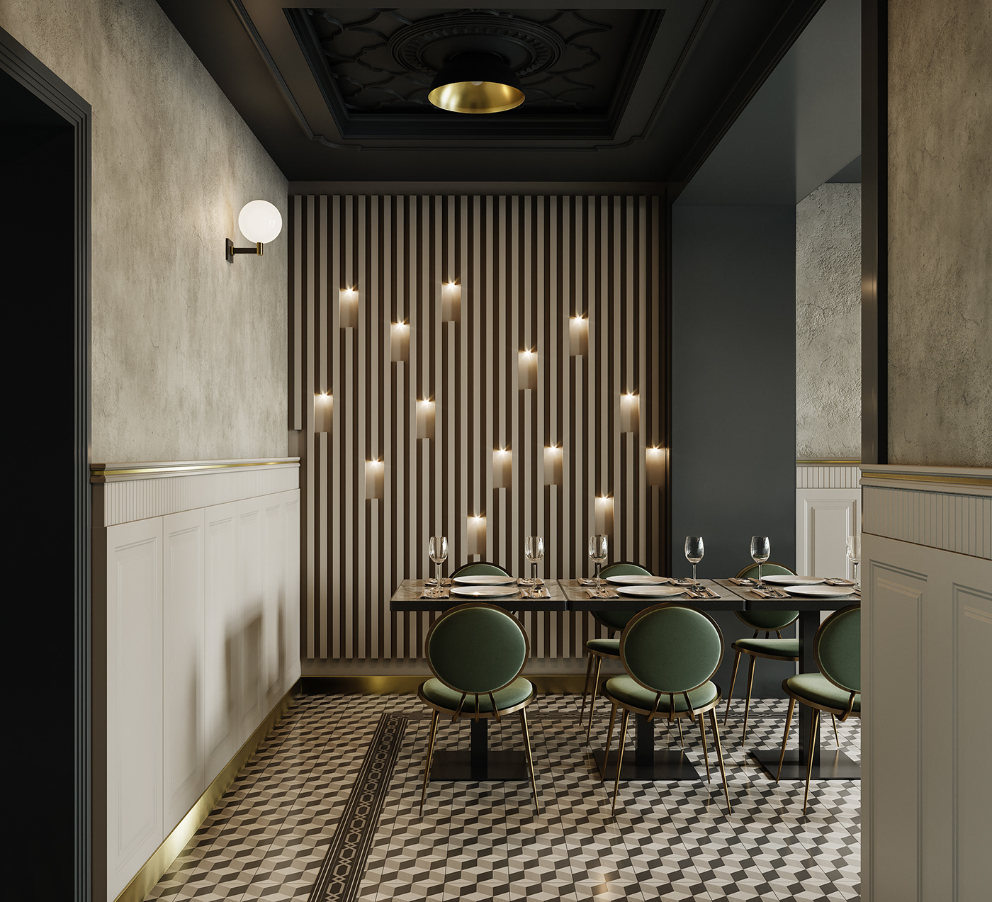 architecture archviz CGI corona design Interior interior design  Render restaurant visualization