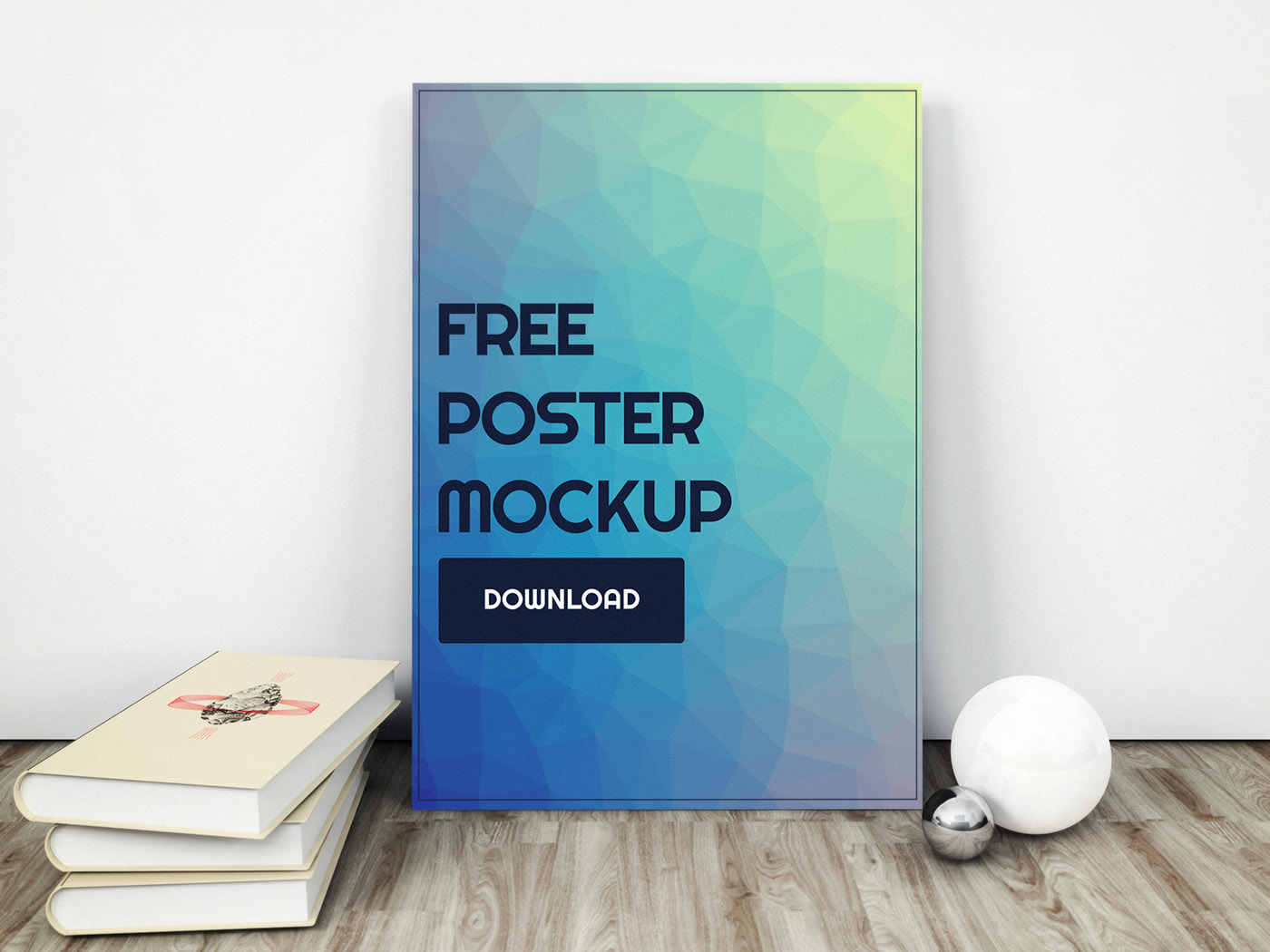 Download Free poster PSD Mockup on Behance