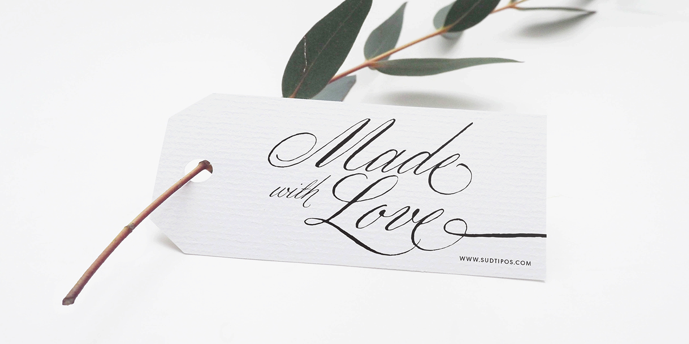 Calligraphy   font sudtipos Meave Stationery penmanship type design