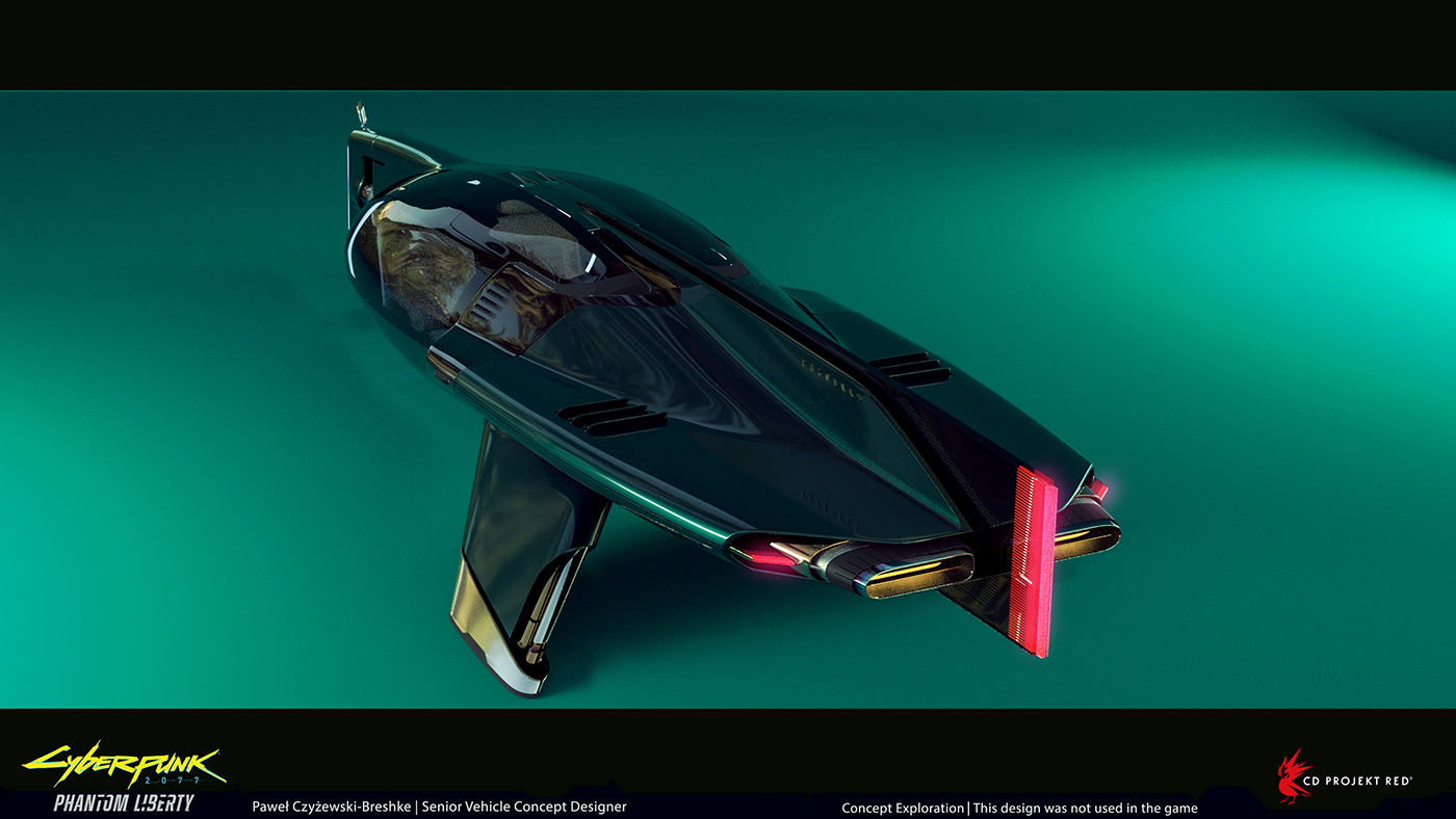 car automotive   3D breshke CZYZEWSKI Cyberpunk Phantom Liberty CDPR av