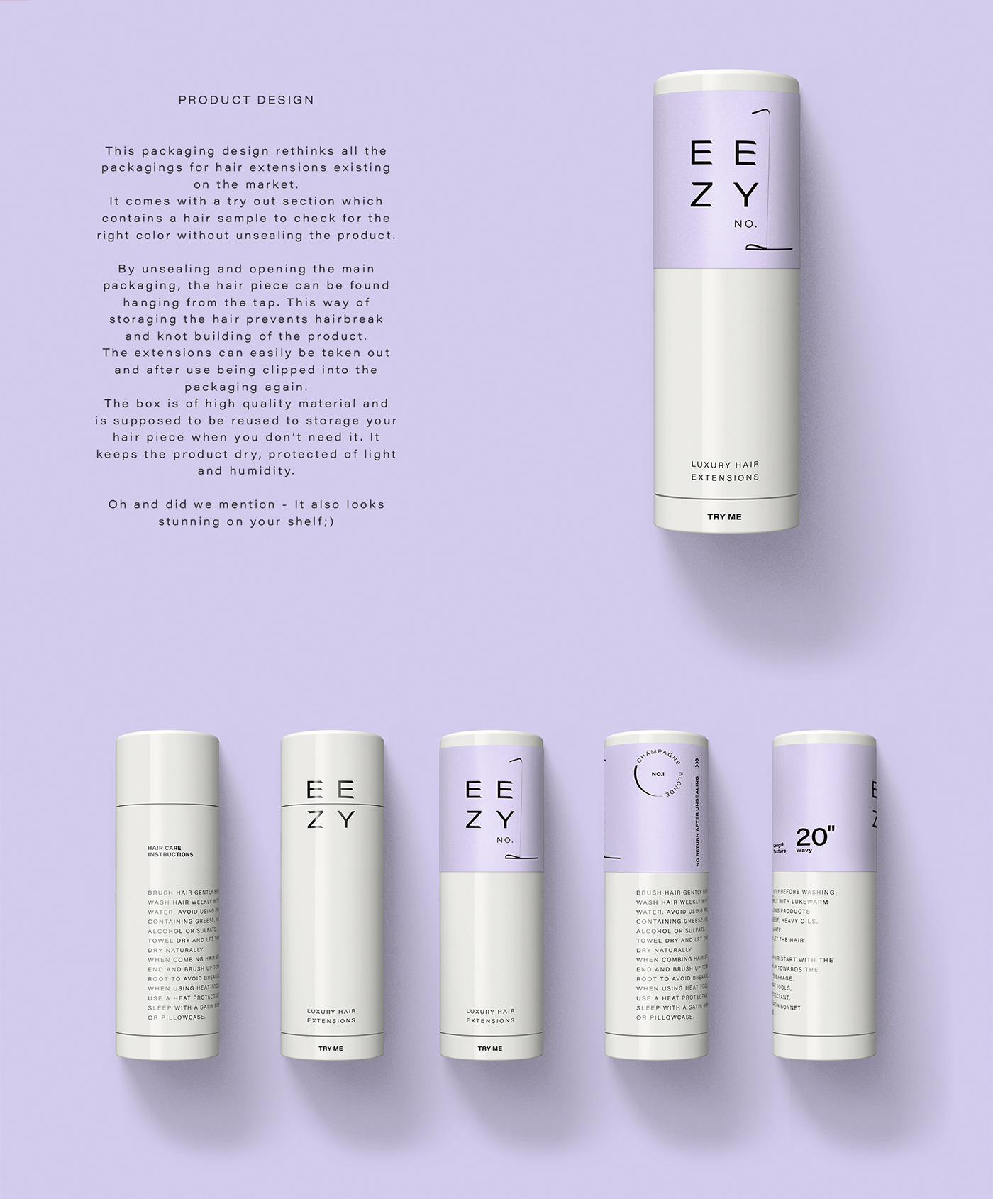 ad beauty branding  hair logo minimal Packaging typography   women Inclusiveness