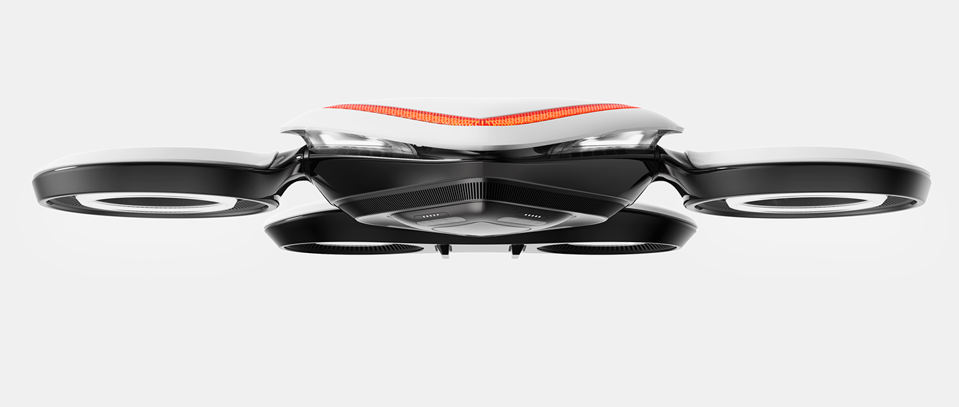 concept drone industrial design  light mobility product product design  Render rendering wings