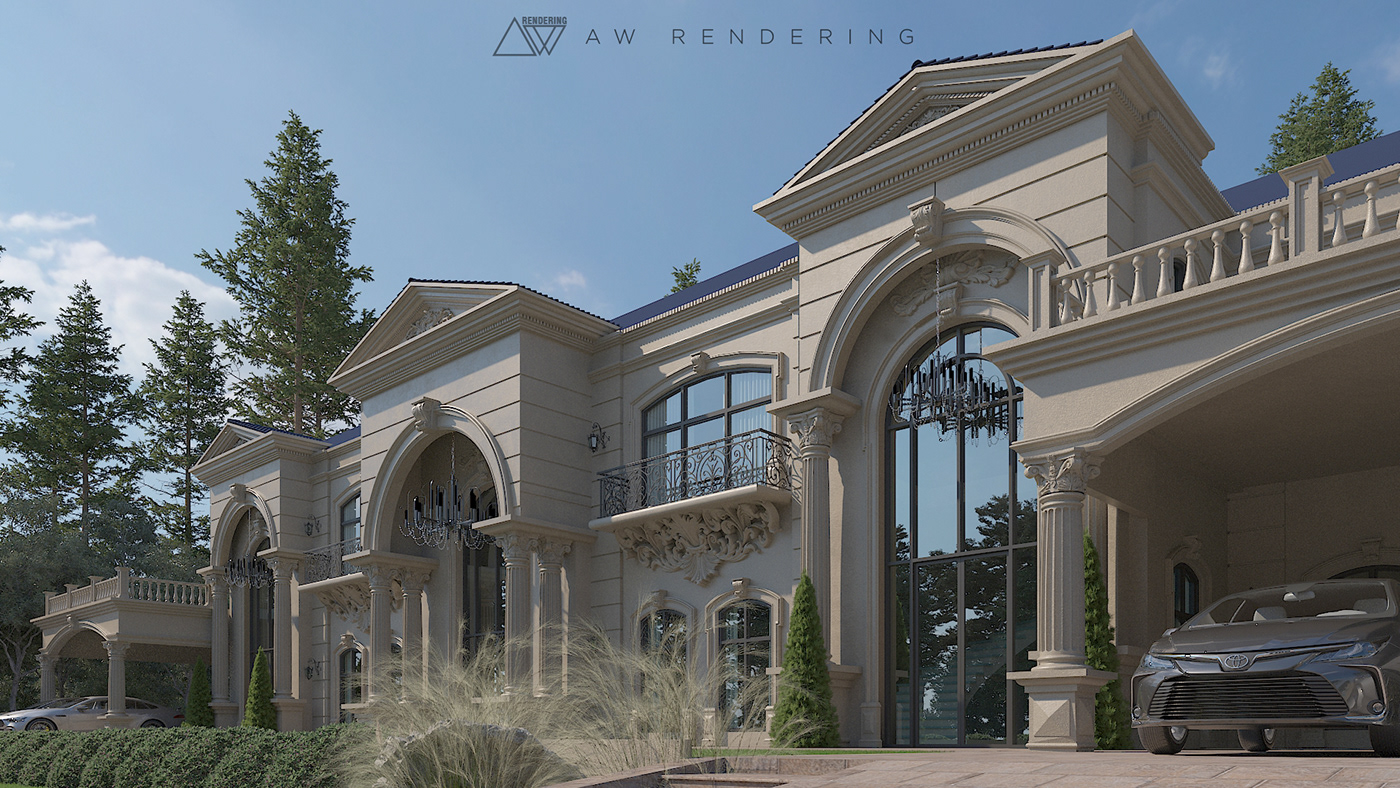 architecture visualization vray 3ds max Render archviz CGI exterior modern 3D
