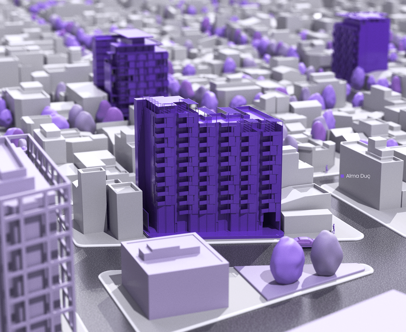 3D animation  architecture CGI city design Montevideo Render