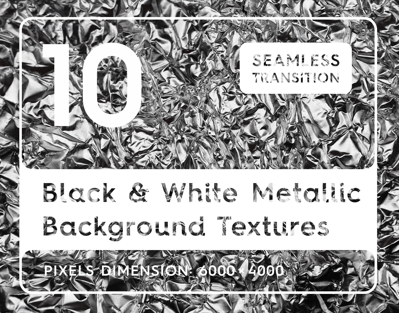 grunge crumpled foil monochrome texture material abstract background pattern surface