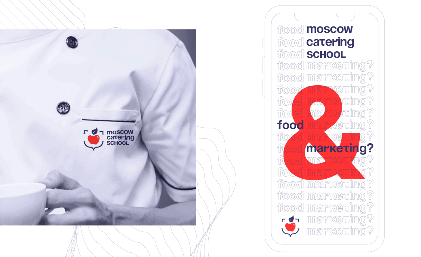 brand brand identity branding  business catering courses digital Food  logo visual identity